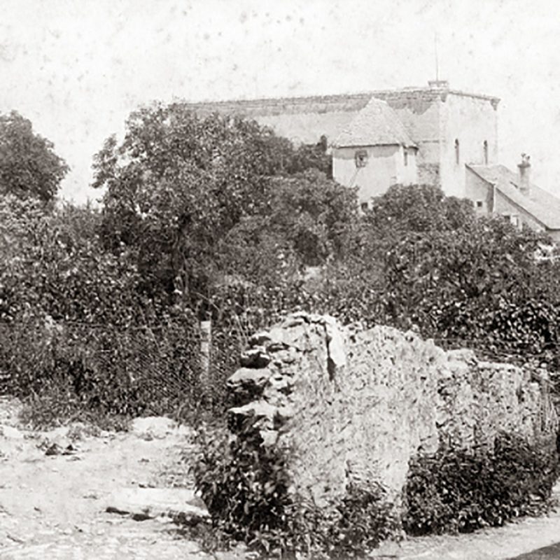 Le Jardin des Cinq Sens et le château d'Yvoire en 1900